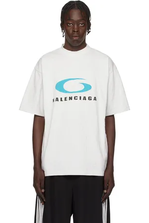 Balenciaga White Loop Sports Icon Medium Fit T-shirt