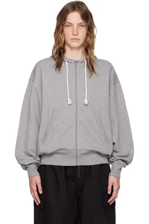 Acne Studios Gray Zip Hoodie
