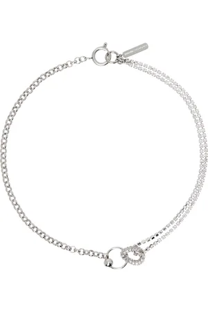 Justine Clenquet Silver Paige Choker