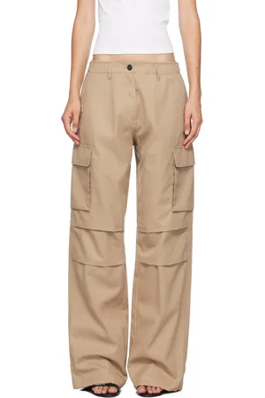 COPERNI Beige Tailored Wide Leg Cargo Pants