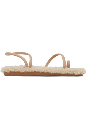 Ancient Greek Sandals Beige Eleftheria Sandals