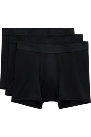 SKIMS Three-Pack Black Stretch 3 Boxer Briefs