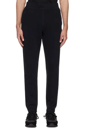 Sunspel Black Slim-Fit Sweatpants
