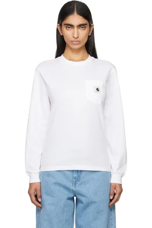 Carhartt White Pocket Long Sleeve T-shirt