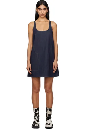Soulland Indigo Capri Denim Minidress