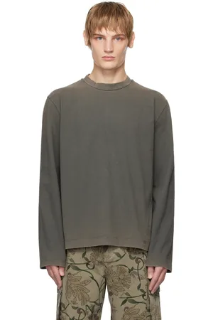 OUR LEGACY Gray Big Longsleeve T-shirt