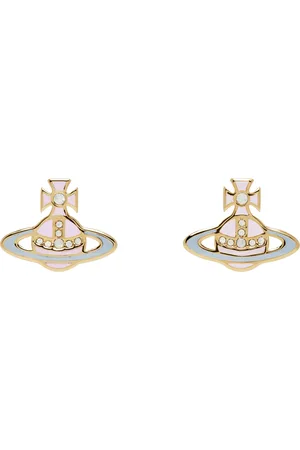 Vivienne Westwood Gold Concetta Bas Relief Earrings