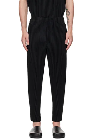 Issey Miyake Black Monthly Color August Trousers
