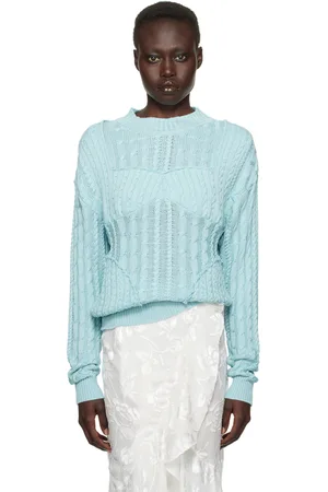 Julie Kegels SSENSE Exclusive Blue Kath Sweater