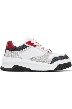 VERSACE White Odissea Sneakers