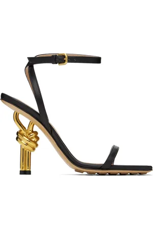 Bottega Veneta Black Knot Sandals