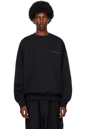 Y-3 Black Printed Logo Sweatshirt