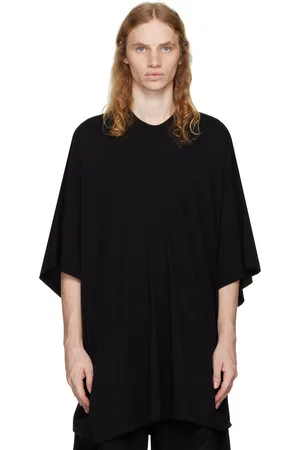 JULIUS Black Cotton & Rayon T-shirt
