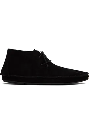 The Row Black Tyler Lace Up Derbys