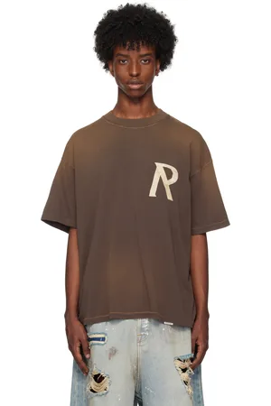 Represent Brown Masking Tape Initial T-shirt