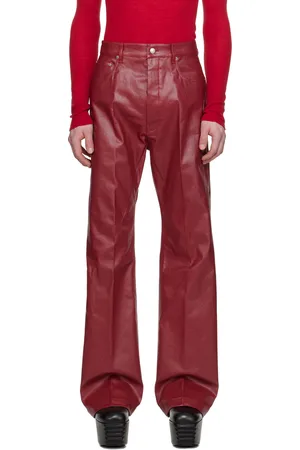 Rick Owens Red Geth Jeans