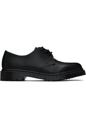 Dr. Martens Black 1461 Mono Smooth Leather Oxfords