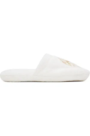 VERSACE White Medusa Gala Slippers
