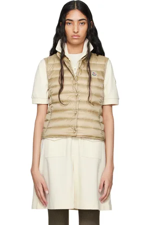 Moncler Beige Liane Down Vest