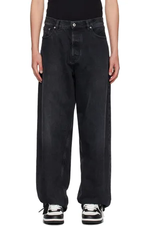 OFF-WHITE Black Arr Loose Jeans
