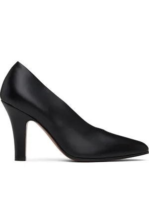 The Row Black Prudens Heels
