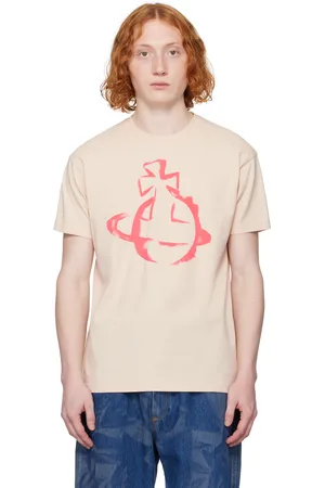 Vivienne Westwood Beige Stencil Orb Classic T-shirt