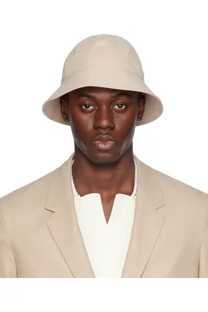Ermenegildo Zegna Beige Oasi Lino Bucket Hat