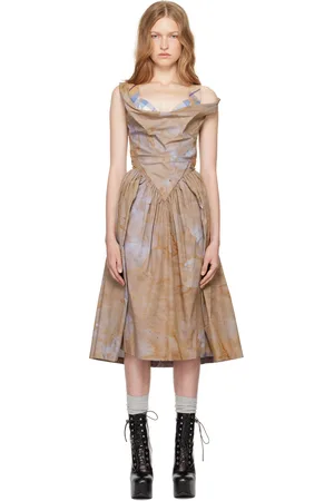 Vivienne Westwood SSENSE Exclusive Capsule Brown Sunday Midi Dress