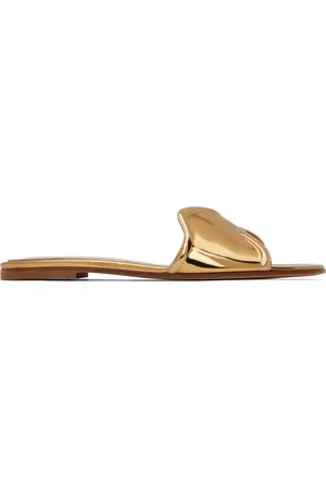 Gianvito Rossi Gold Lucrezia Sandals