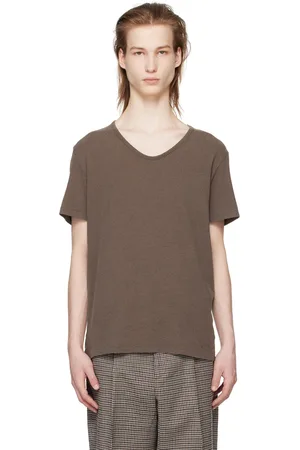 OUR LEGACY Brown Washed T-Shirt