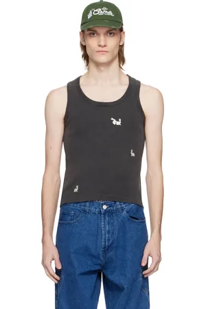 CARNE BOLLENTE Black Bunny Bliss Tank Top