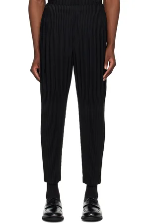 Issey Miyake Black Monthly Color April Trousers