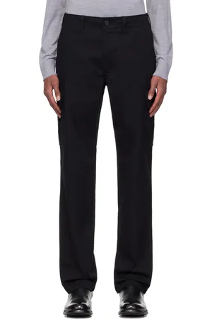 THEORY Black Straight Cargo Pants