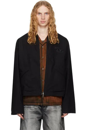Diesel Black J-Taylor-Bleach Denim Jacket