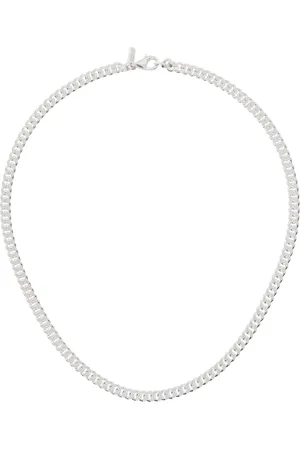 Hatton Labs Silver Mini Curb Chain Necklace