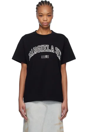 Maison Margiela Black Varsity Print T-shirt