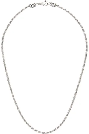 EMANUELE BICOCCHI SSENSE Exclusive Silver Knots Necklace