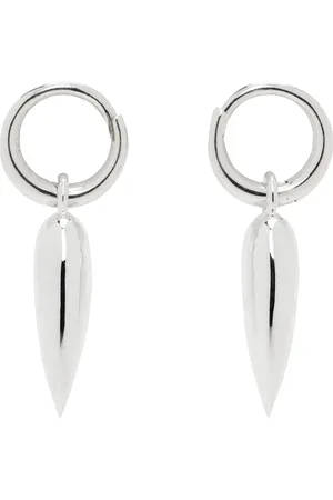 Sophie Buhai Silver Tiny Spear Hoop Earrings