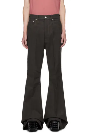 Rick Owens Gray Porterville Bolan Bootcut Jeans