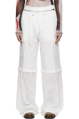 OTTOLINGER White Baggy Cargo Pants