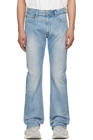Balenciaga Blue Low-Waist Jeans
