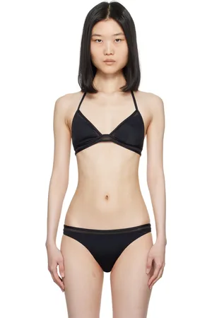 La Perla Black Paneled Bikini Top