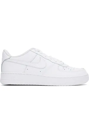 Nike Kids White Air Force 1 LE Sneakers