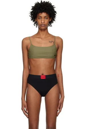 HUGO BOSS Green Pure Bikini Top