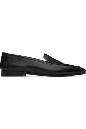 The Row Black Adam Loafers