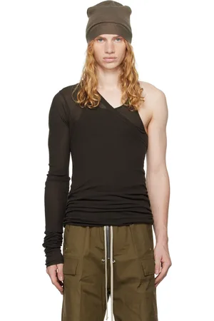 Rick Owens Gray Porterville Ziggy Banana Top