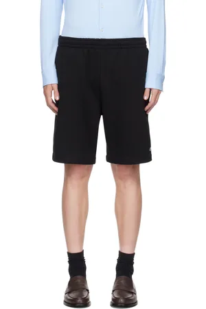 Lacoste Black Regular Fit Fleece Shorts