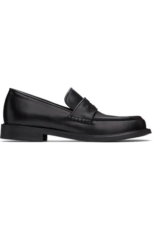 No Idea Black Wide Dough Loafers