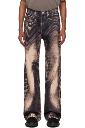 Camper Pink Distorted Print Jeans