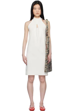 BLESS Off-White Twintankdress Midi Dress